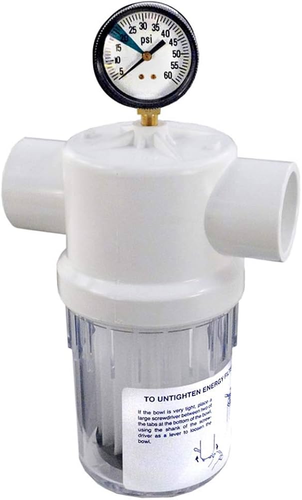 Jandy 2888 energy filter with gauge for Ray-Vac Pro Series pool cleaner