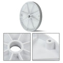 AquaStar Round Pool Skimmer Lid White RT101 Detail View