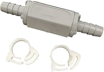 Rola-Chem 3/8 Inch Inline PVC Check Valve 521160 - Front View