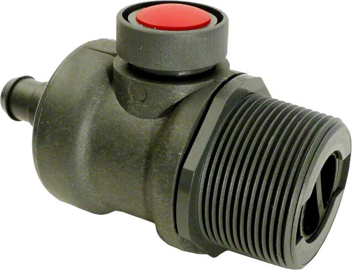 Pentair Legend Platinum cleaner gray wall fitting LLW22PM detail view