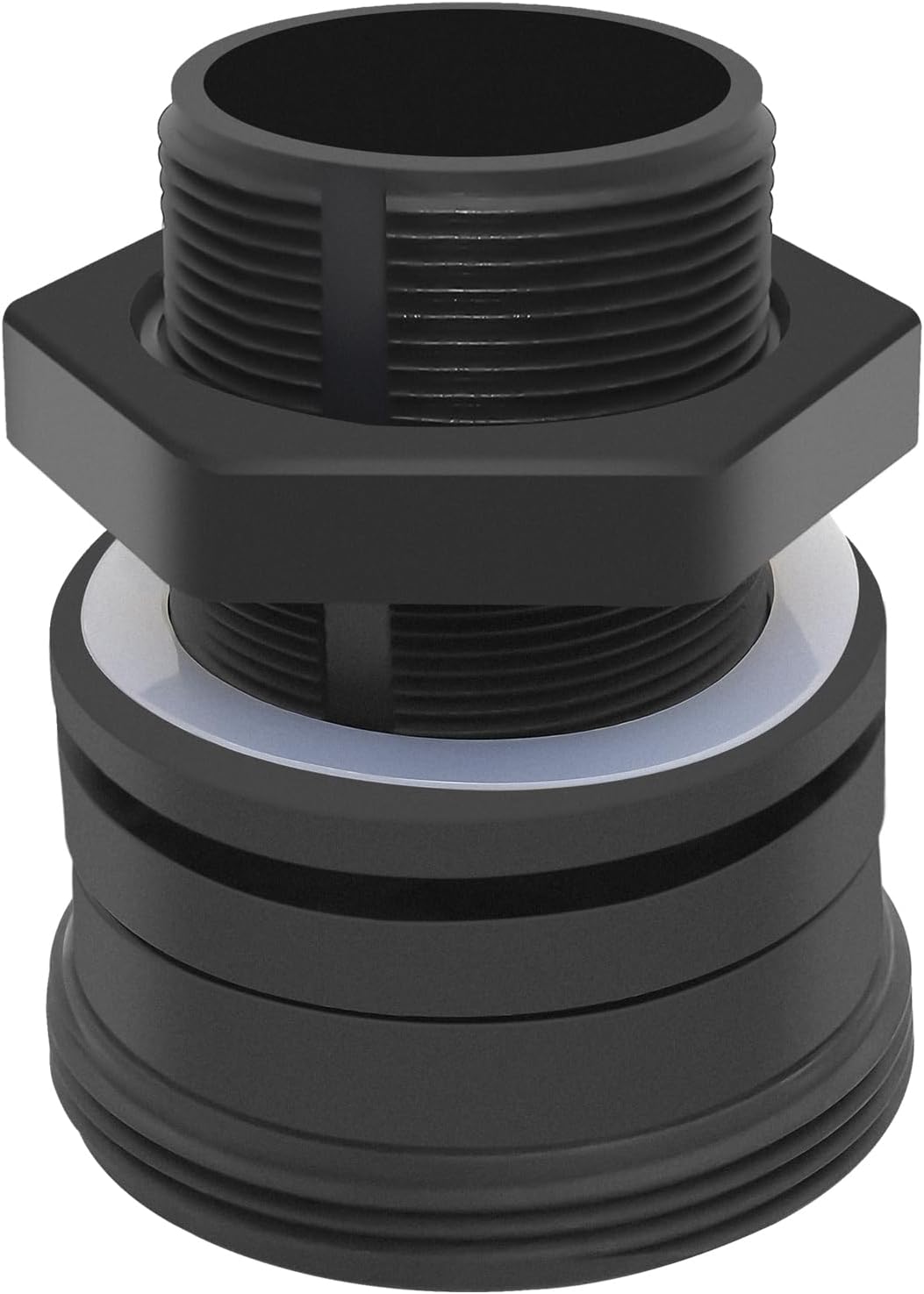 Pentair 154714 bulkhead fitting assembly showing gasket and nut components