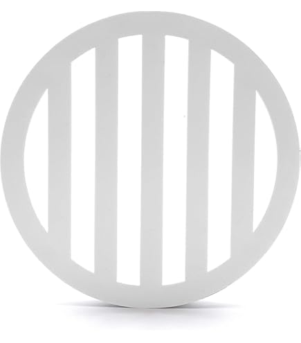 Swimables 3 Inch White Round Deck Drain Cover SW-95-992