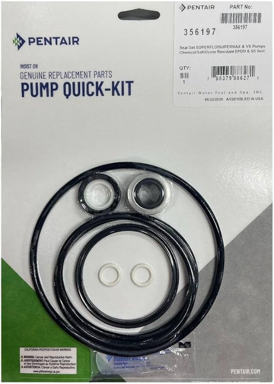 Pentair 356197 SuperFlo SuperMax Quick-Kit Seal and O-Ring Set