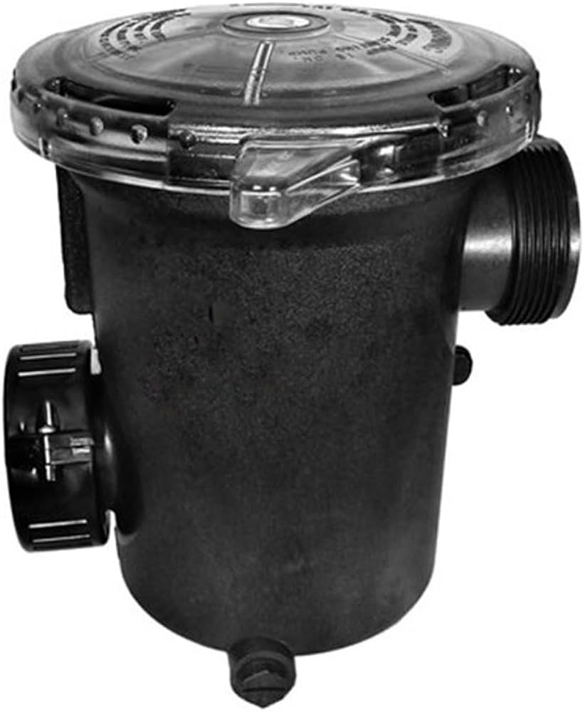 Waterway 310-6600 pump trap assembly with 2-inch by 2-inch connections