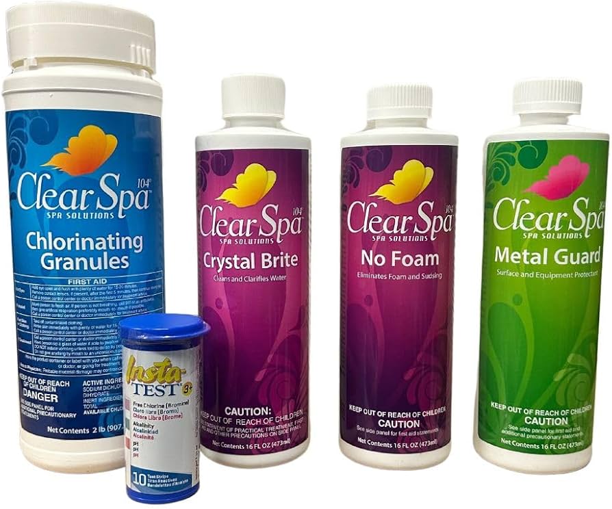 Clear Spa 104 SPASTARTCH Start-Up Hot Tub Chemical Kit