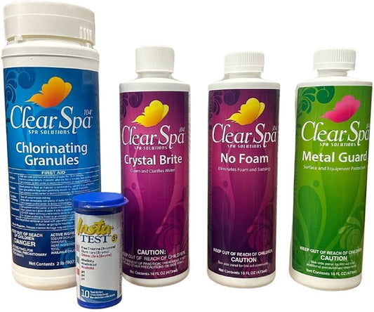Clear Spa 104 SPASTARTCH Start-Up Hot Tub Chemical Kit