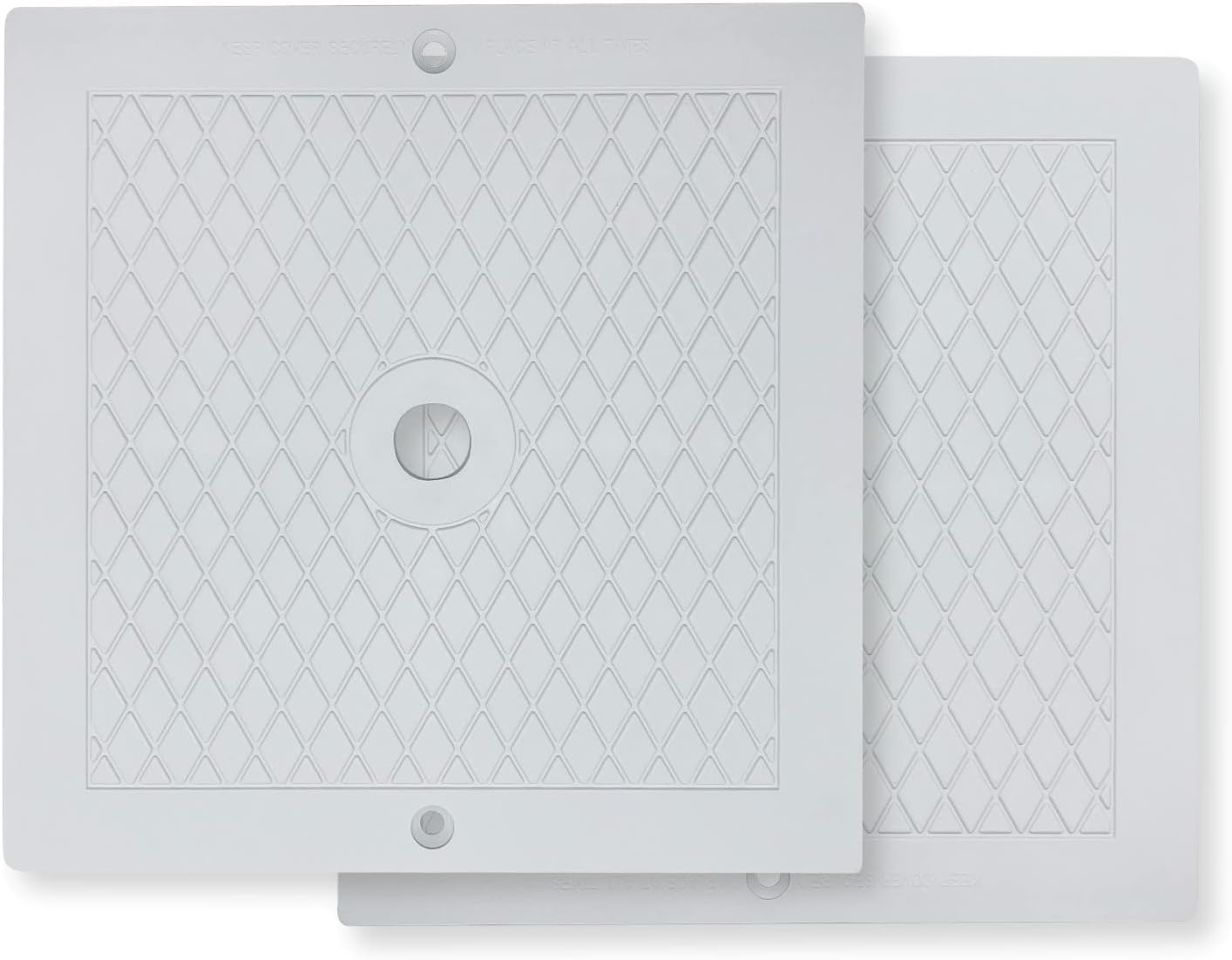 Swimables SPX1082E grey 10x10 inch square skimmer lid for Hayward pools