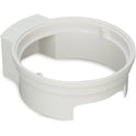 Pentair T16W white leveler top ring installed on pool deck