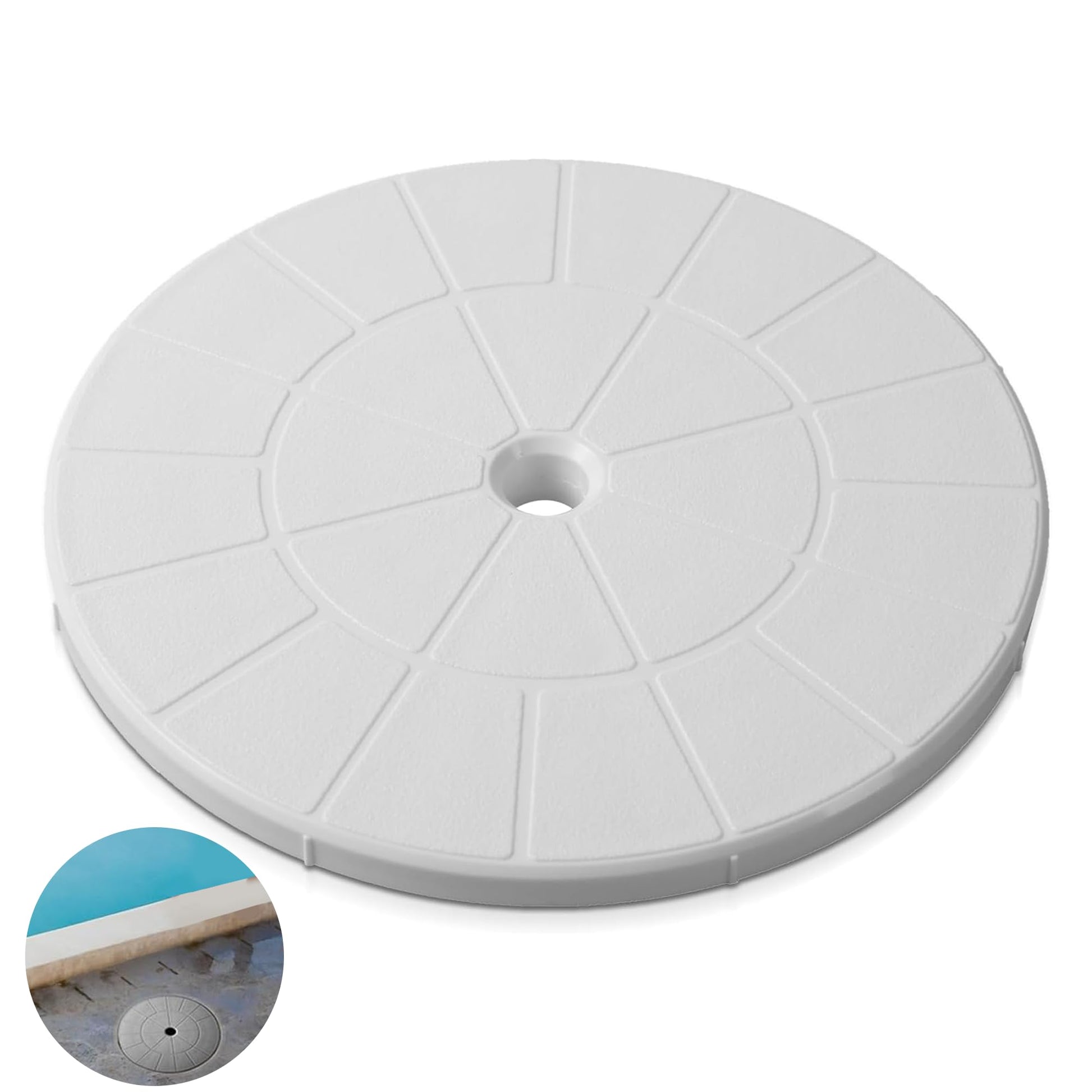 Swimables American Products White Skimmer Lid 9.125 Inch SW-93-113 Detail