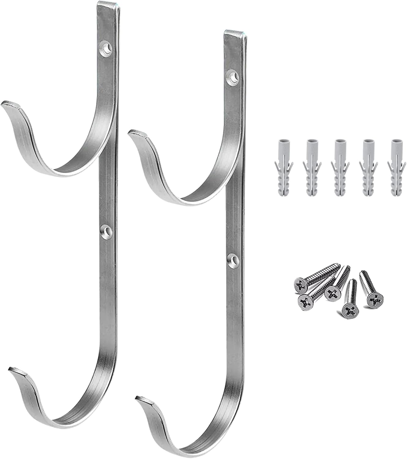 Swimables SW-10-803 stainless steel pool pole hanger set wall mount