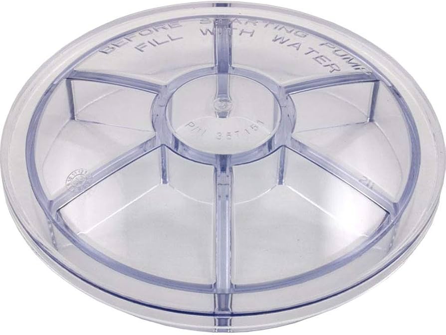 Pentair WhisperFlo Old Style Pump Trap Lid 070795