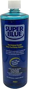 GLB Super Blue Water Clarifier 8 oz 71201 Bottle Detail