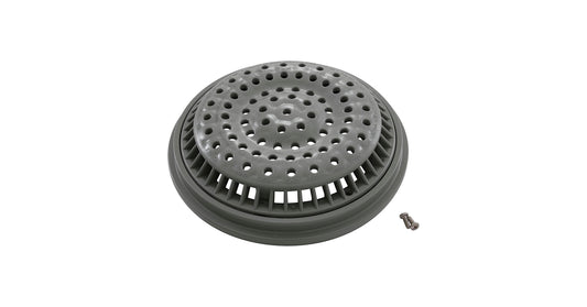 Waterway Anti-Vortex Main Drain Cover 640-2319-DKGV Dark Gray 8 Inch Detail View