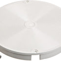 Pentair T10W white deck lid close-up showing flush-mount pool installation