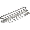 AquaStar 32CDFLFR103 flat grate pool channel drain close-up