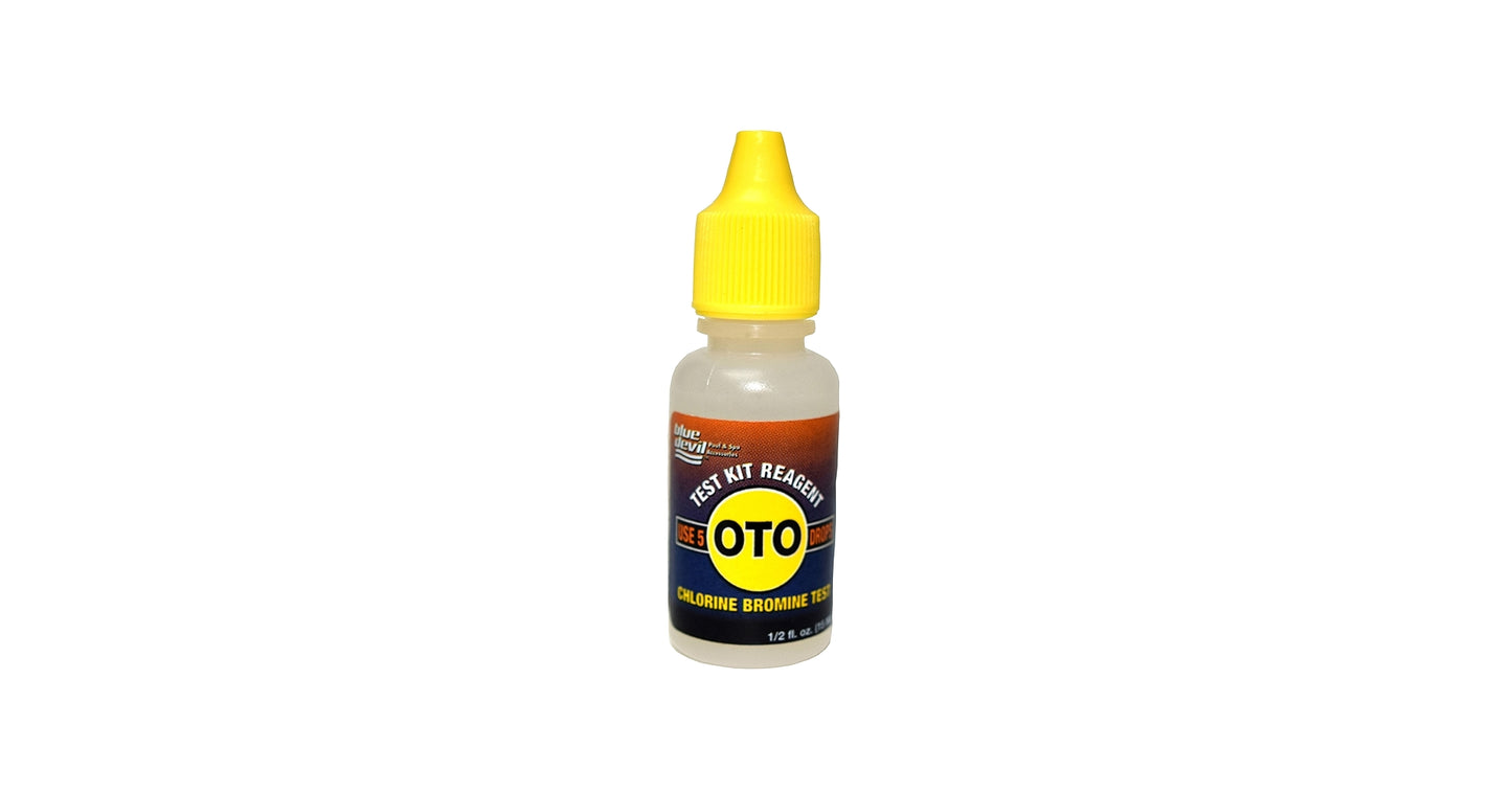 Valterra Blue Devil OTO Chlorine Test Solution 1/2 oz B7021 Bottle