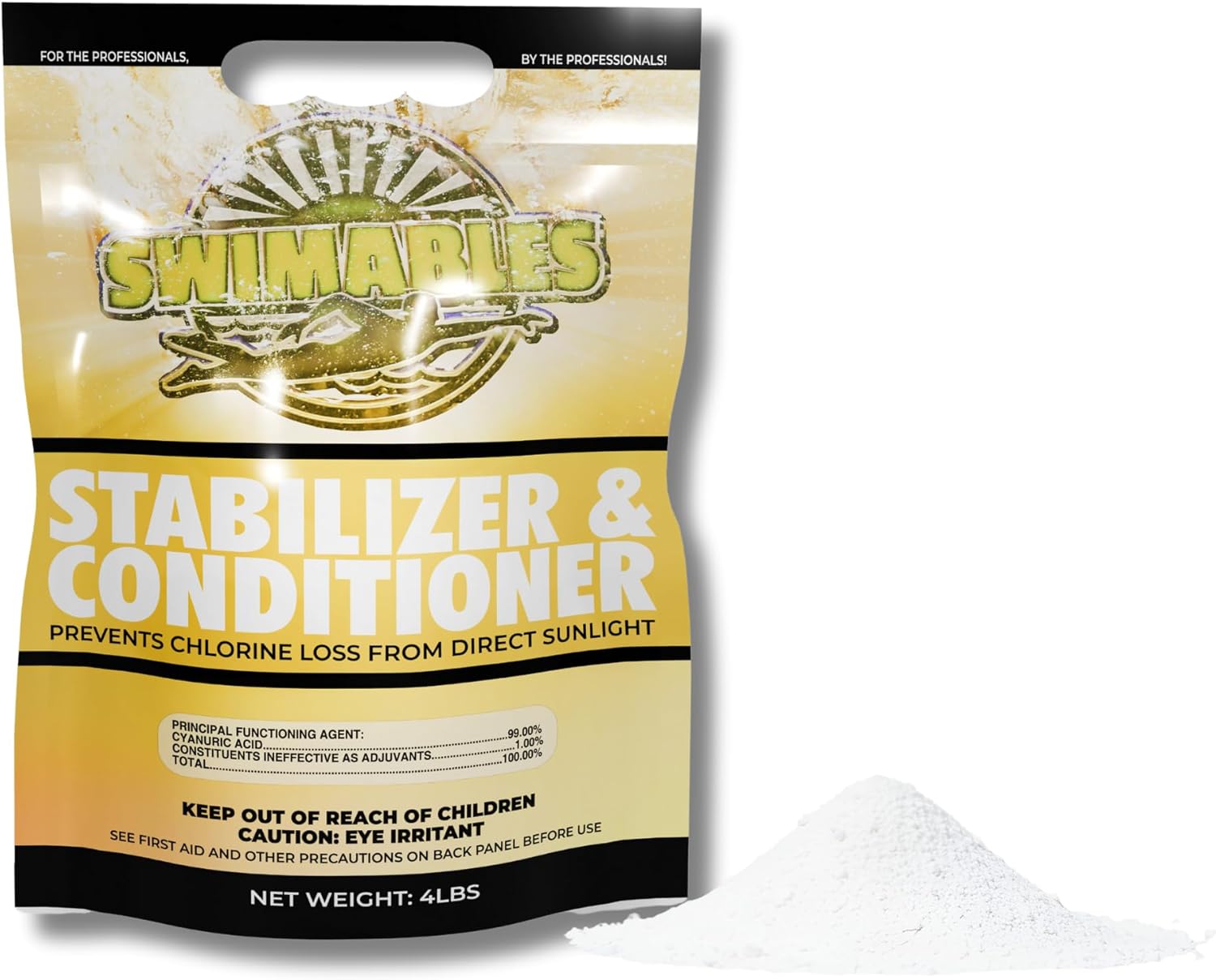 Swimables Pool Stabilizer Conditioner SW-50-104 Product Label