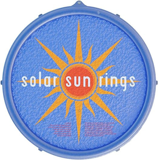 Solar Sun Rings Sunburst Design Pool Cover SSR-SB-02 5x5 Feet