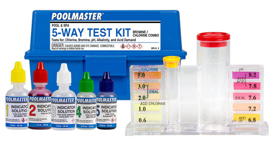 Poolmaster 5-Way Pool and Spa Water Test Kit 22260