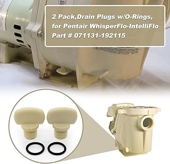 Pentair 071131 Drain Plug Replacement for Pool Pumps