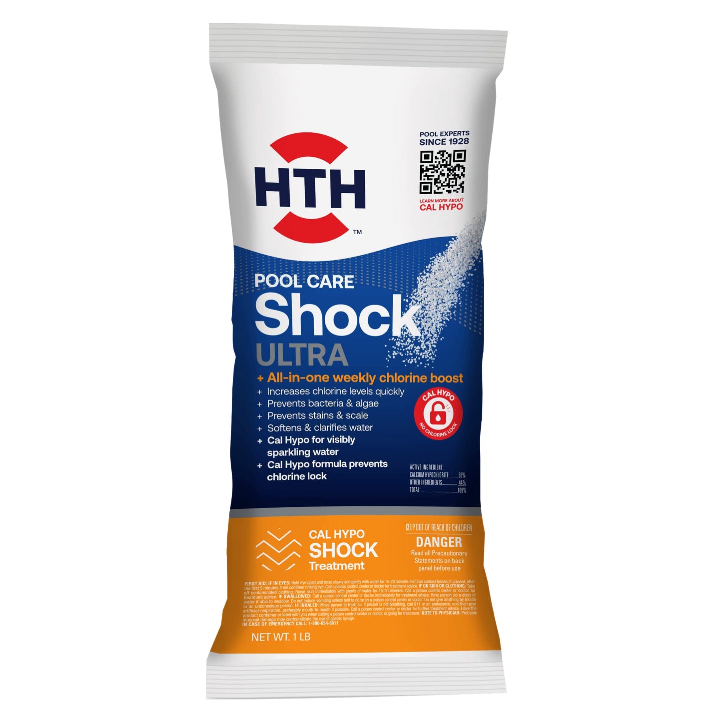 HTH Ultra Shock 52039 Pool Chemical 1 lb Bag