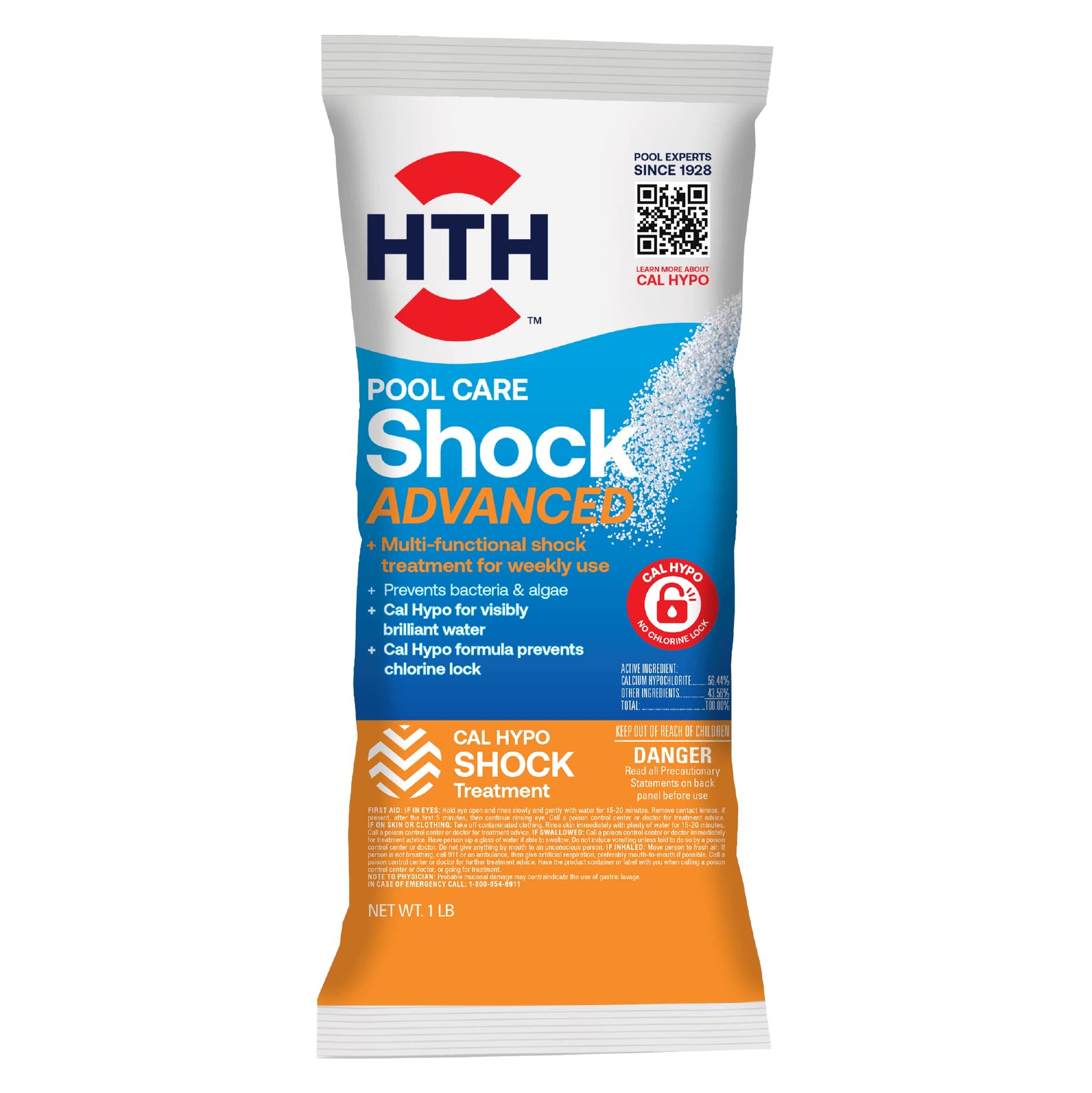HTH Advanced Pool Shock Treatment 1 lb 52035