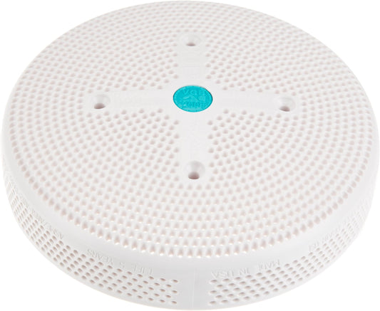 AquaStar 6-Inch Round White Suction Outlet Drain Cover 6HPHA101