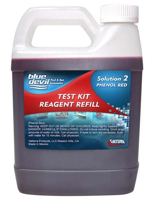 Valterra Blue Devil #2 Phenol Red 5-Way Reagent 32 Oz B7514 Bottle