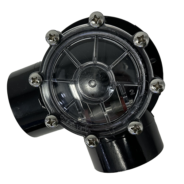 Swimables 7512 CPVC 90-Degree Check Valve SW-35-920 Top View