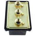 Pentair 78310500 Brass Junction Box 3-Port for Pool Lights