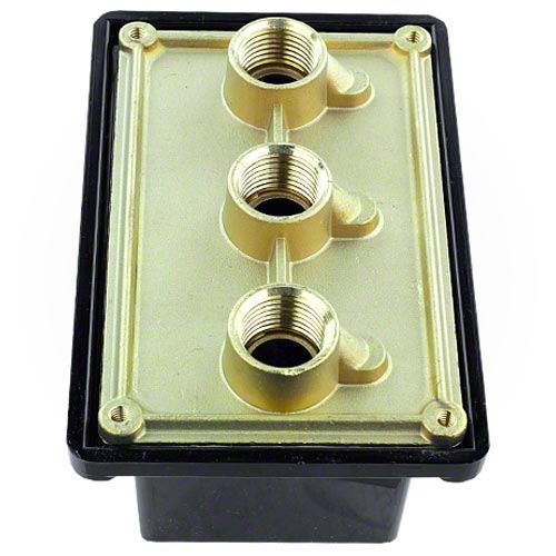 Pentair 78310500 Brass Junction Box 3-Port for Pool Lights