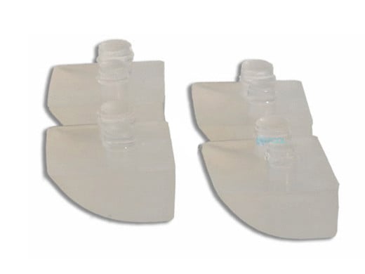 Swimables Concrete Pod Shoes 4-Pack for Hayward Navigator Pool Vac AXV414P SW-61-414