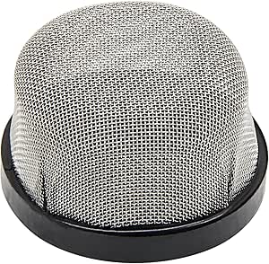 Pentair 172855 air vent strainer close-up showing mesh screen and threaded fitting