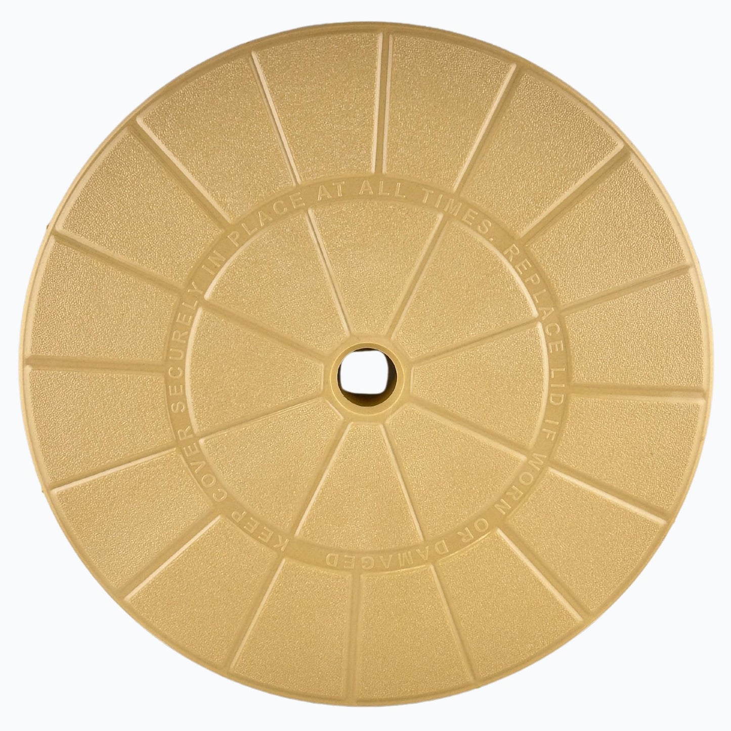 Swimables American Products Tan Skimmer Lid 85007430 9.125 Inch SW-93-115 Detail