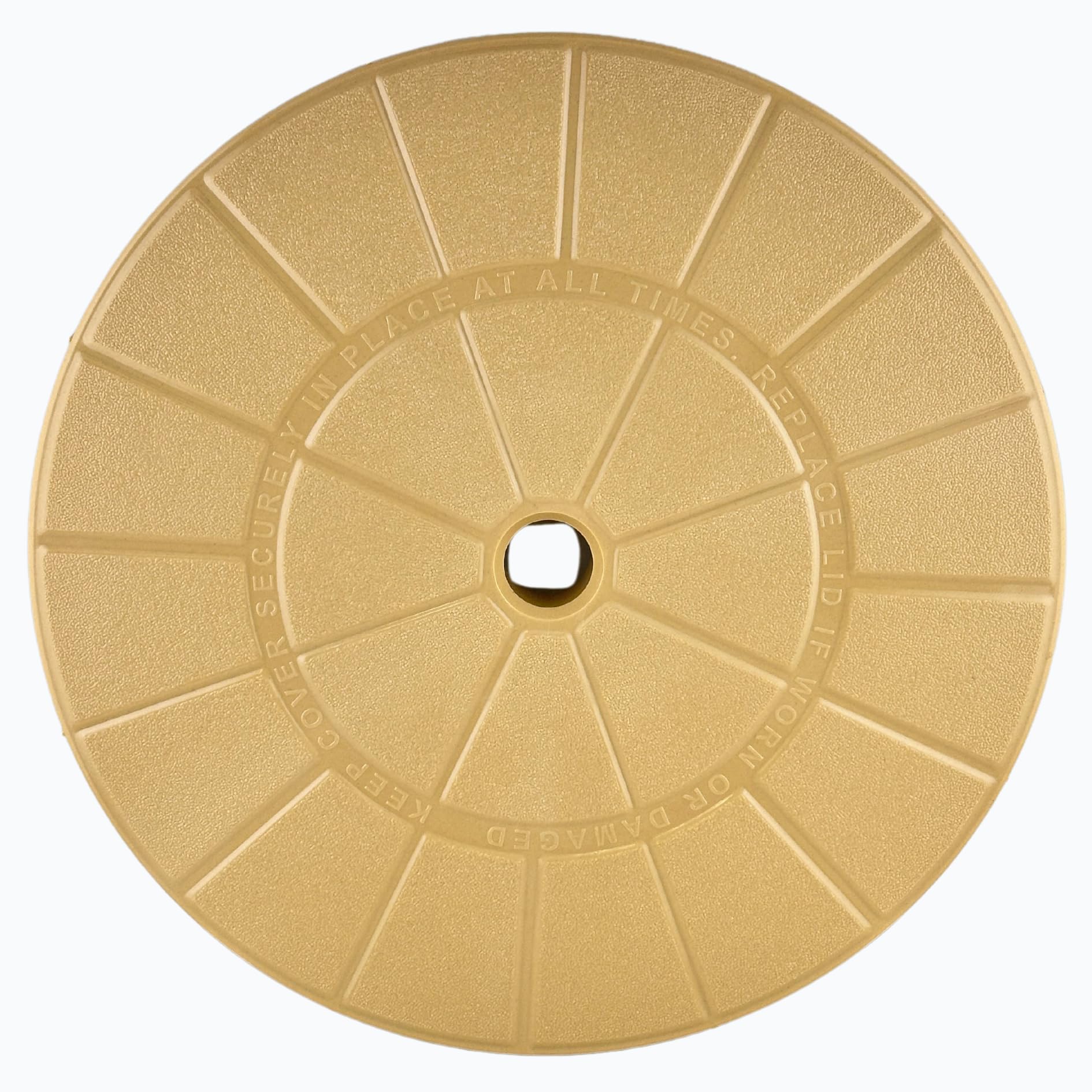 Swimables American Products Tan Skimmer Lid 85007430 9.125 Inch SW-93-115 Detail