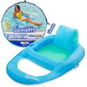 SwimWays Premium Spring Float Recliner 6069119 In Use