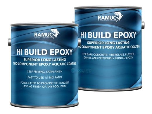 RAMUC Hi-Build Epoxy Premium Pool Paint Dawn Blue 2 Gallon 912232802