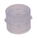 Pour-A-Lid Round Masonry Deck Drain Cover DC401CLEAR Clear 4 Inch