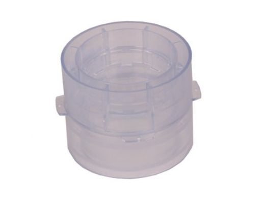 Pour-A-Lid Round Masonry Deck Drain Cover DC401CLEAR Clear 4 Inch