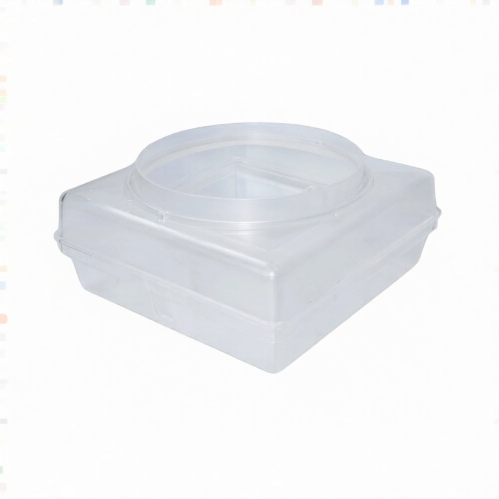 Pour-A-Lid 11 Inch Clear Square Skimmer Cover SQPALCLEAR