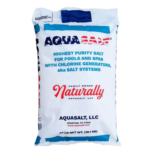 Aquasalt Pool and Spa Chlorine Generator Salt, 40 lb