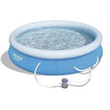 Bestway Fast Set 10 Foot Inflatable Pool With Filter Pump 57269E