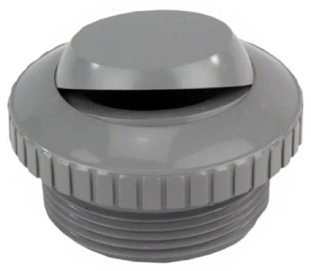 CMP Eyeball Return Fitting Check Valve 1.5" Gray 25552-501-000 Front View