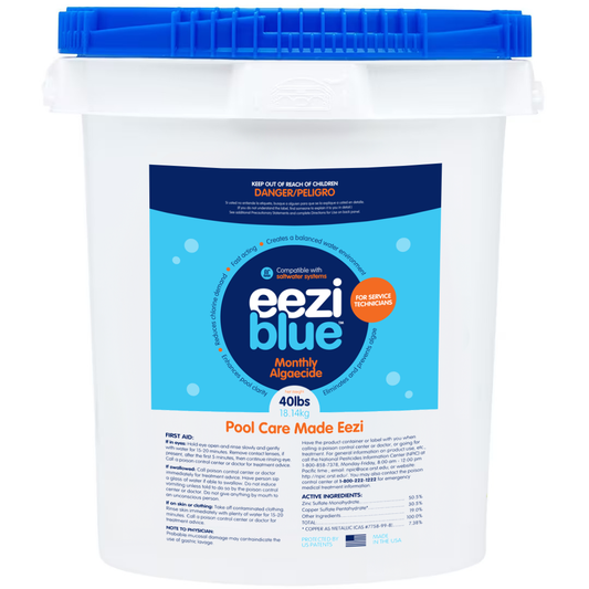 Eeziblue Monthly Algaecide and Water Clarifier 6lb Bucket EB-MA-6LBS