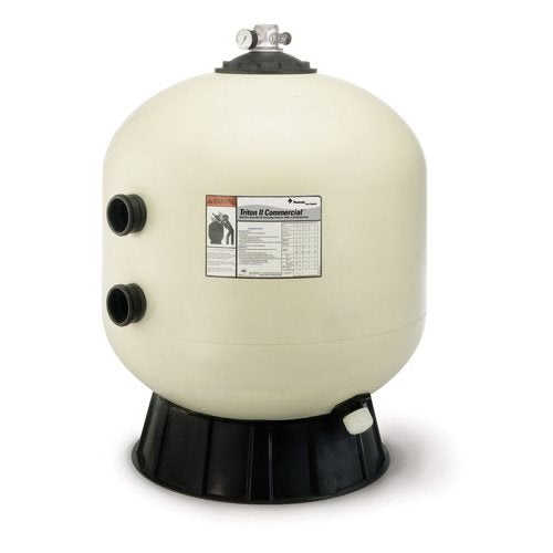 36" Triton® C High Capacity Fiberglass Side Mount Sand Filter TR140C Almond