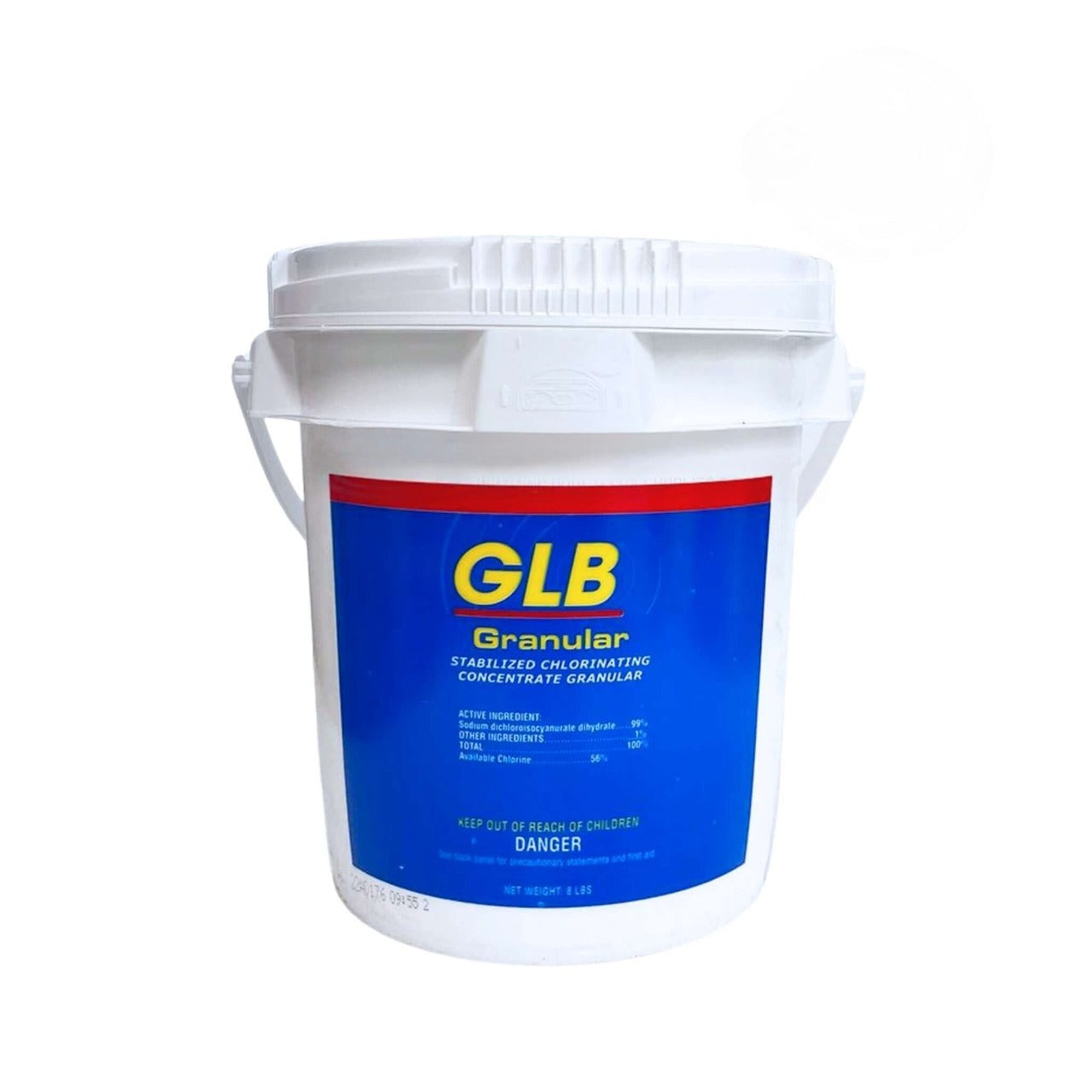 GLB DiChlor Stabilized Granular Chlorine 8 lbs 71220A Front