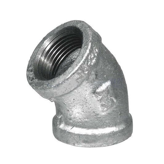 Galvanized 45 Degree Elbow Fitting | 3/4"