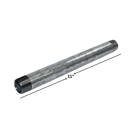 Galvanized Steel Nipple | 3/4" x 11"