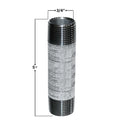Galvanized Steel Pipe Nipple 3/4" x 5" MN-ZNG045 - Thread Detail