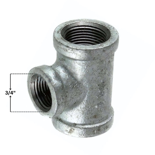 Galvanized Tee Gas Fitting | 3/4"